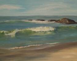 Folly's Point Oil Painting